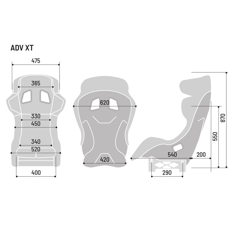 Sparco ADV XT racing seat — view 4