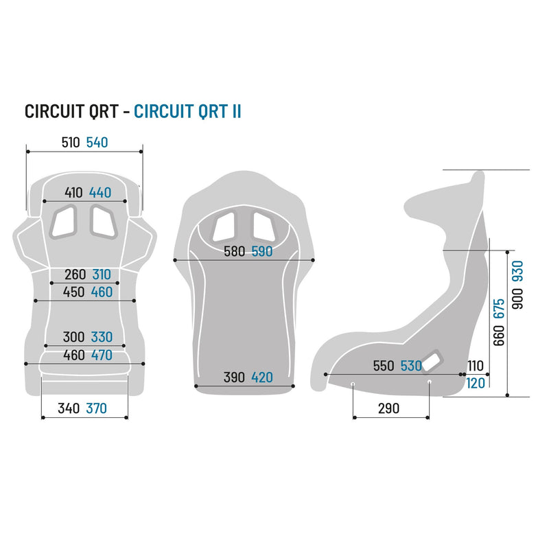 Sparco Circuit QRT racing seat – view 2