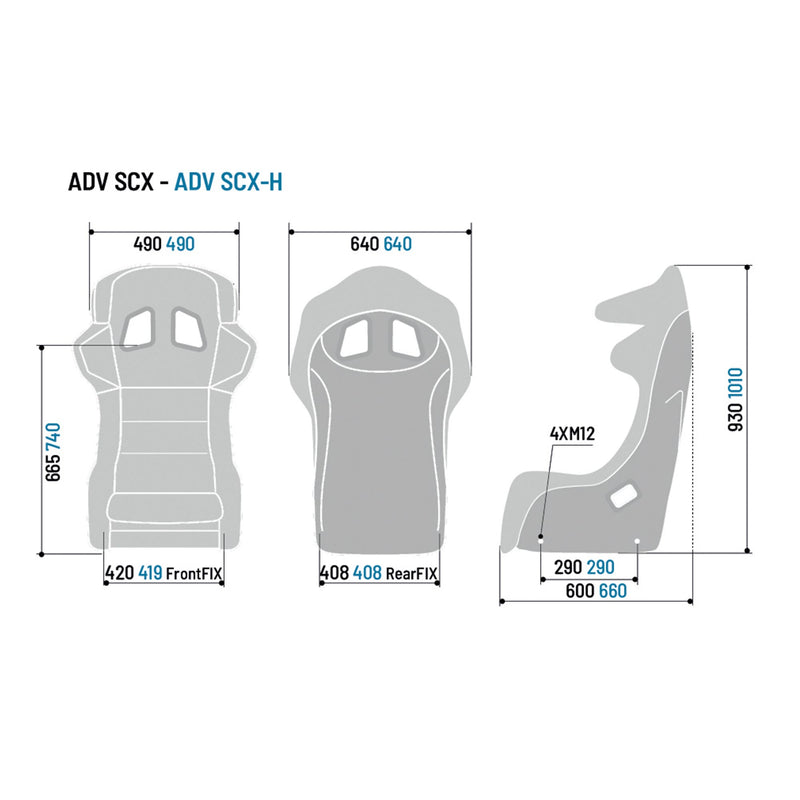 Sparco ADV SCX-H Carbon Racing Seat — view 3