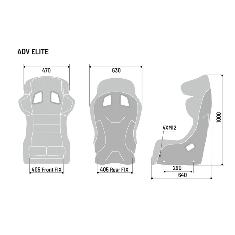 Sparco ADV Elite Carbon Racing Seat — view 3