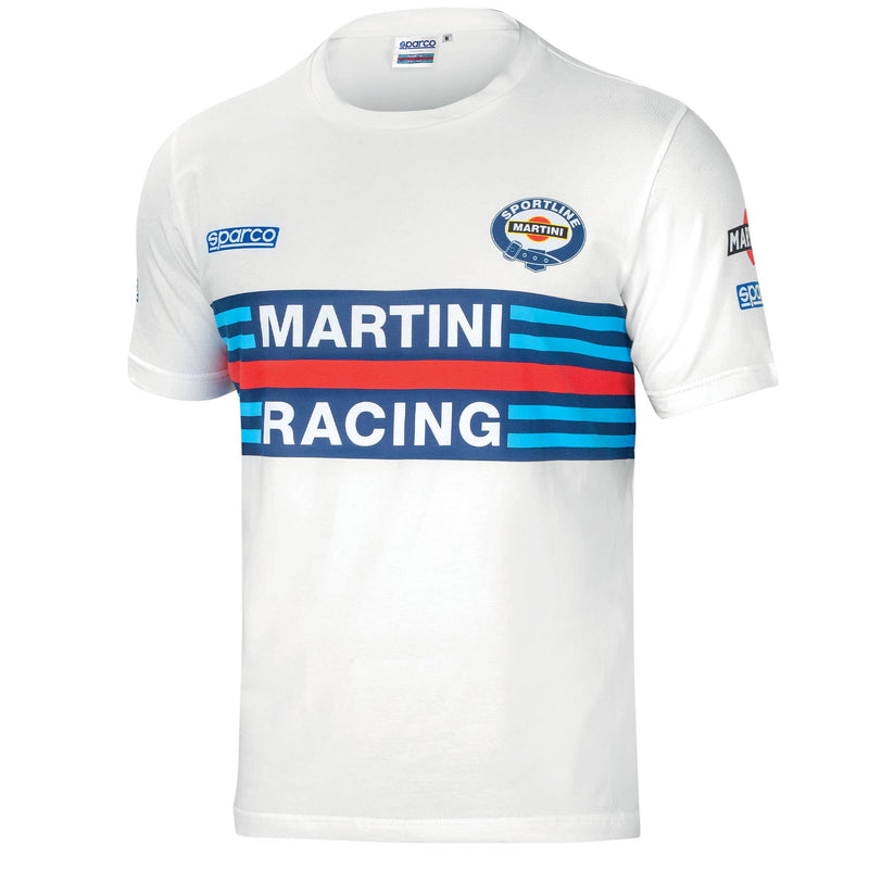 Sparco Martini Racing Replica T-Shirt — White — view 1