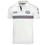 Sparco Martini Racing Replica Polo — White — view 1