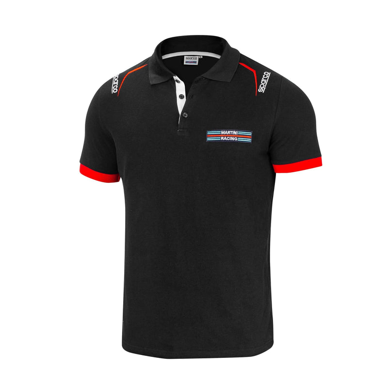 Sparco Martini Racing Polo Shirt - White/Navy