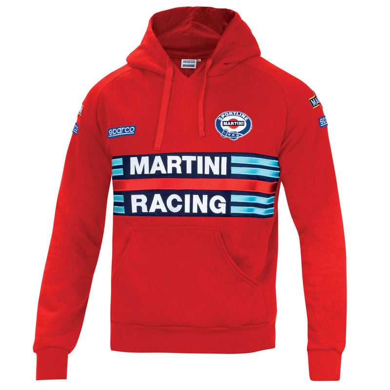 Sparco Martini Racing Replica Hoodie — Red — view 2