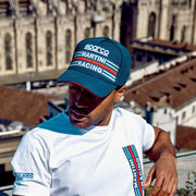Sparco Martini Racing Flat Visor Cap Blue — view 3
