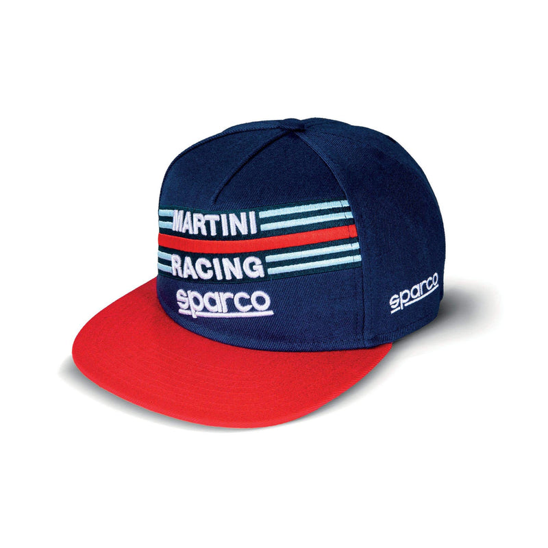 Sparco Martini Racing Flat Visor Cap - Navy