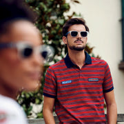 Sparco Martini Racing Sportline Stripes Polo — Red — view 3