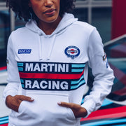 Sparco Martini Racing Women's Replica Hoodie — White — view 2