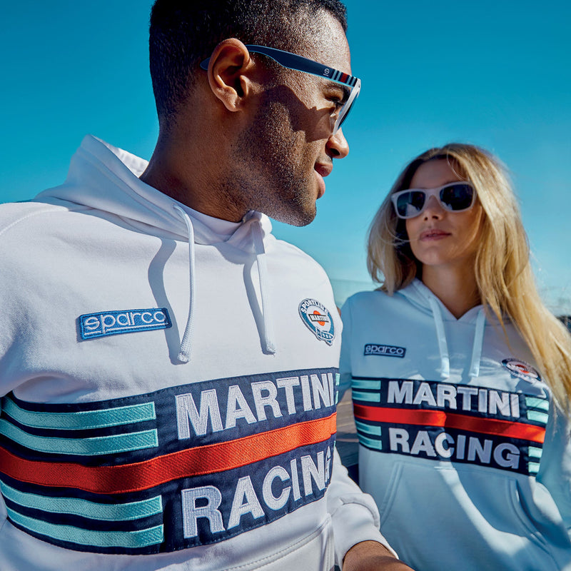 Sparco Martini Racing Women's Replica Hoodie — Light blue (Celeste) — view 3