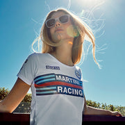 Sparco Martini Racing Women's Replica T-Shirt — White — view 2