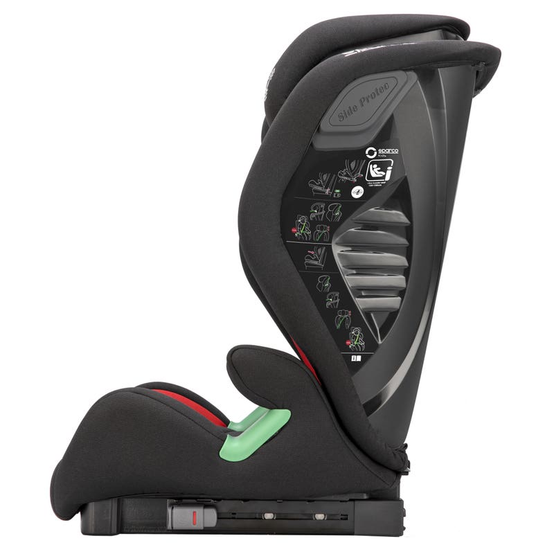 Sparco F1000KI ISOFIX i-Size Child Car Seat - Red
