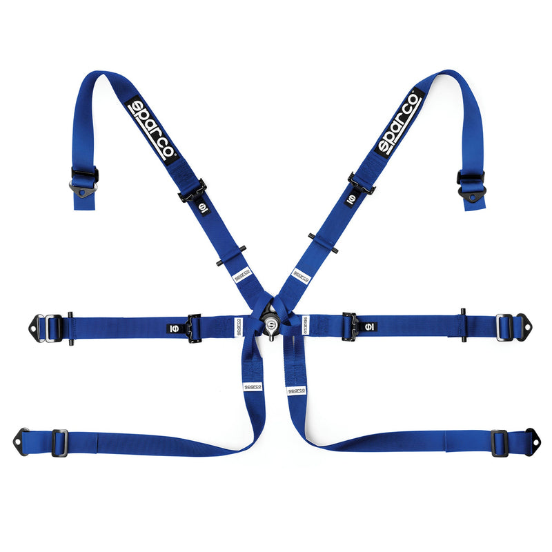 Sparco Formula H-7 6-Point Racing Harness – Sky blue