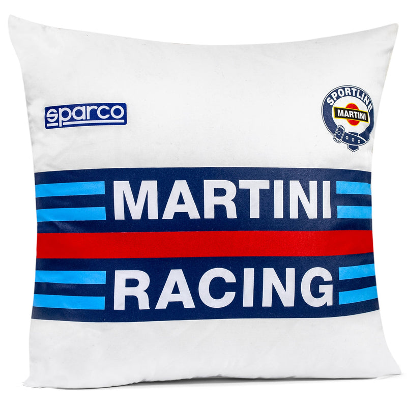 Sparco Martini Racing Replica Cushion 40 × 40 cm — White — view 4