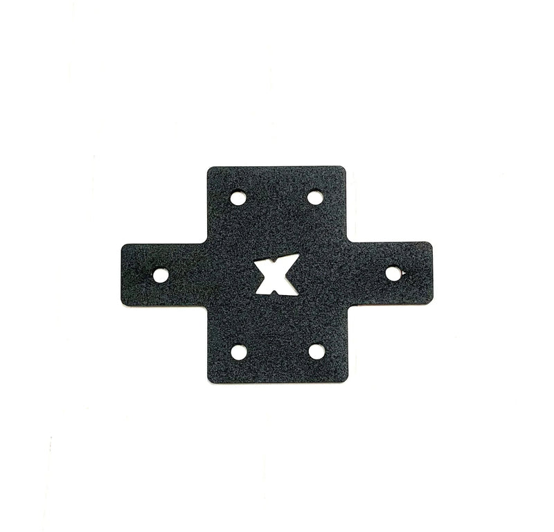 SimXPro 2x Cross - Connector Plate 3mm - 40 - 80 Black