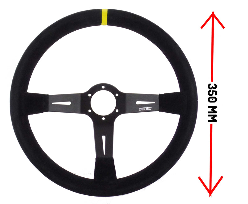 LTEC LTEC010 350 mm Suede Steering Wheel