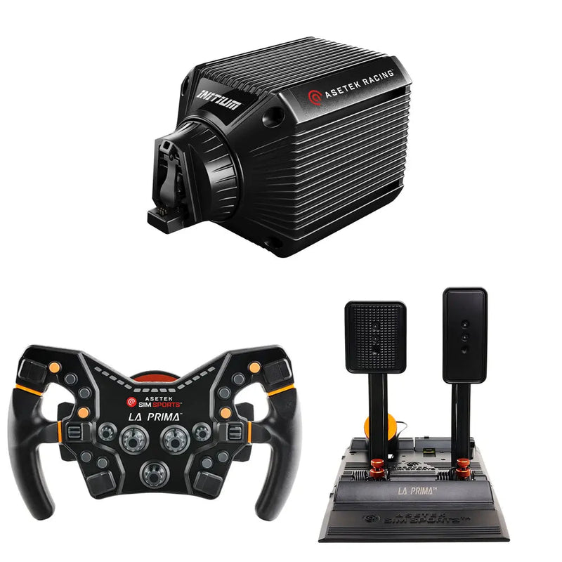 Asetek SimSports Initium Formula Racing Bundle Asetek SimSports Asetek SimSports Wheel base + Wheel + Pedal Bundle  Sim Race Webshop B.V.
