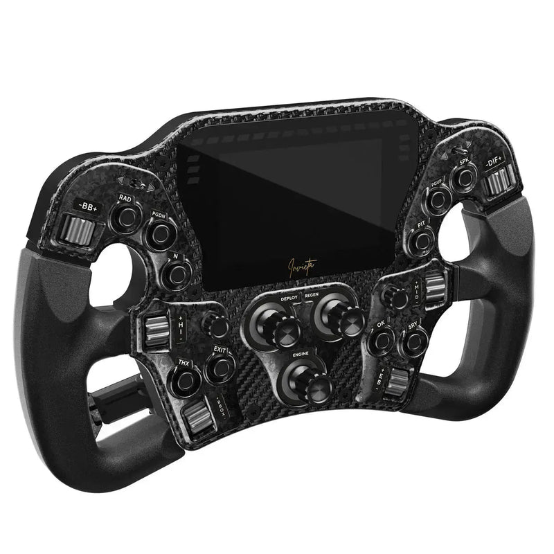 Asetek SimSports Invicta Formula Wheel – Black on Black Edition - Asetek SimSports - Sim Race Webshop product image 3