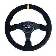 BAS ECO 330 mm Suede Steering Wheel – Flat – BAS0110