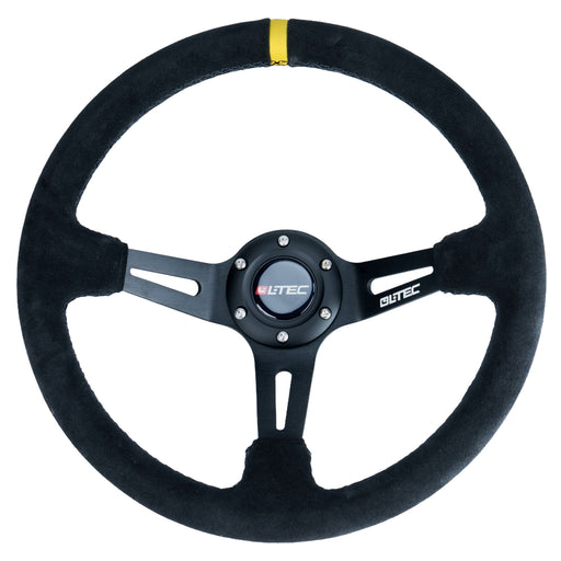 BAS ECO 350 mm Suede Steering Wheel – 70mm – BAS0112
