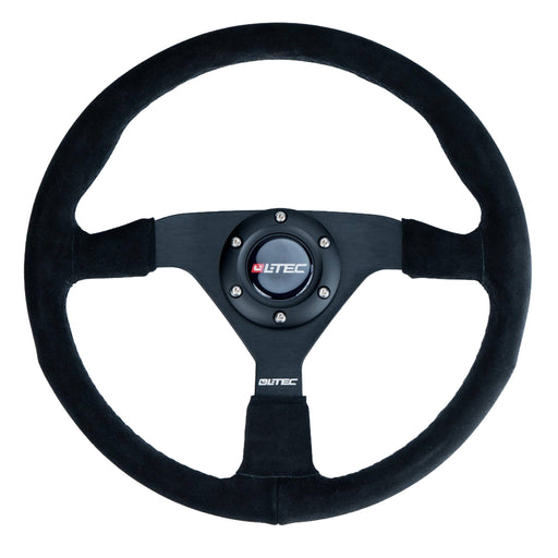 BAS ECO 350 mm Suede Steering Wheel – 35mm – BAS0113