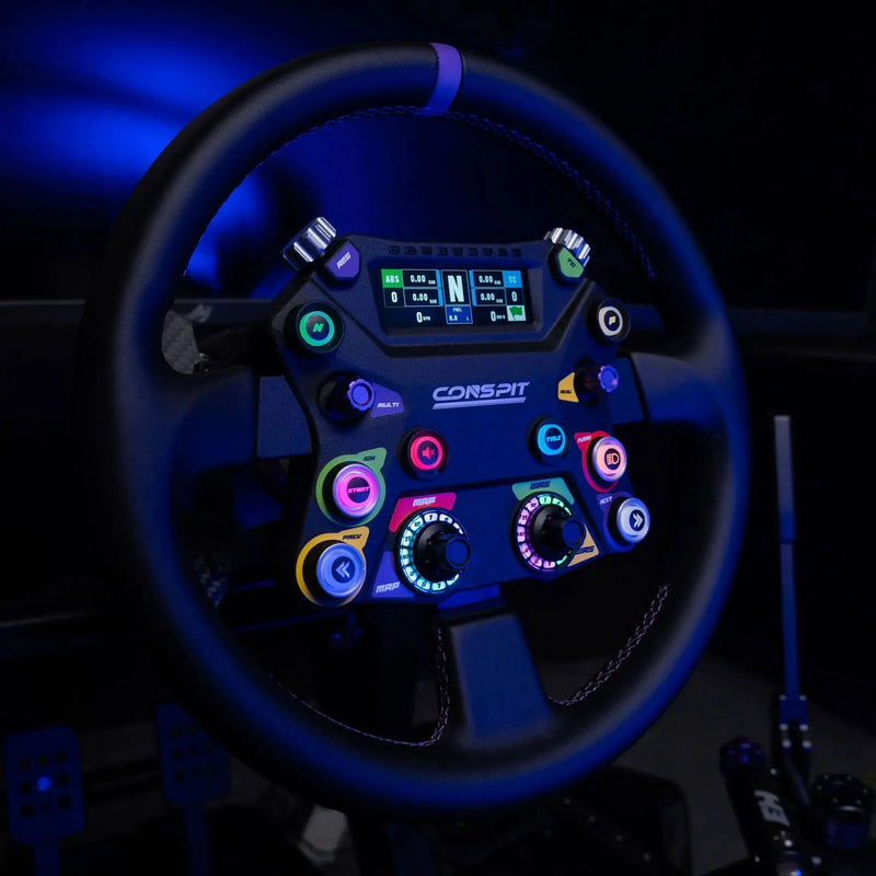 Conspit 310 Apex Wheel – ARGB, 2.99" Display, Dual Paddles (310 mm) - Conspit - Sim Race Webshop product image 12