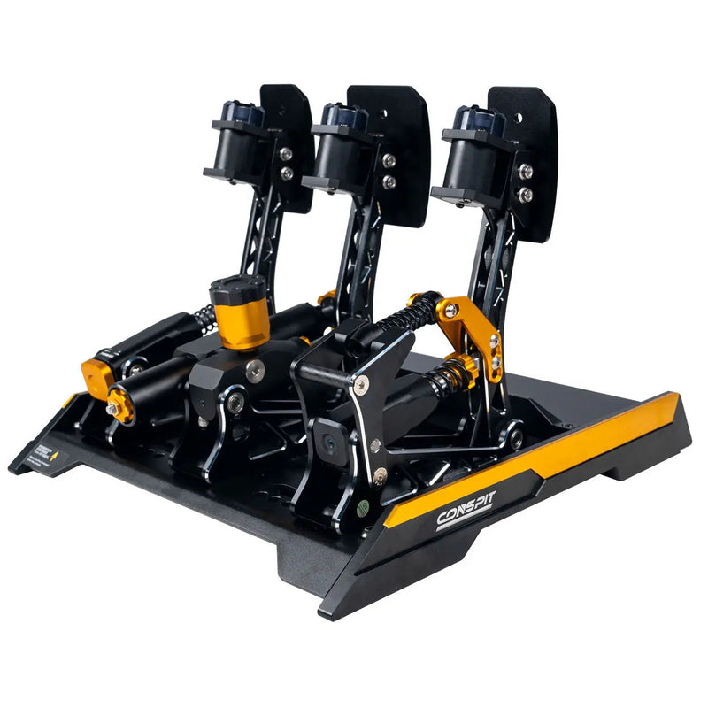 CONSPIT CPP EVO 3 V2 Hydraulic Pedal Set (3-Pedal) – Black - Conspit - Sim Race Webshop product image 6