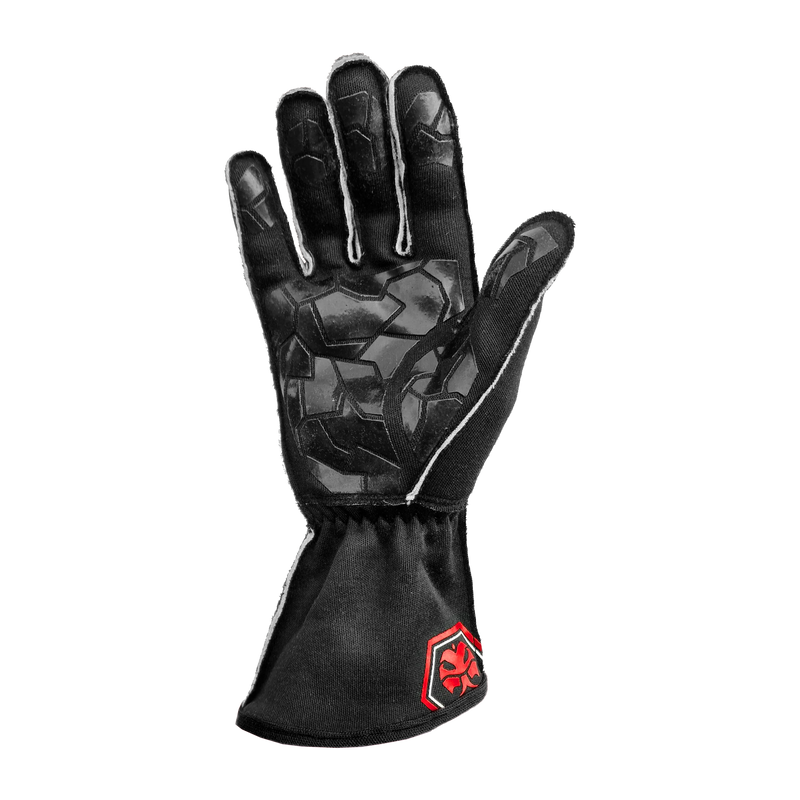 Nomex Racing Gloves - BLK/RD