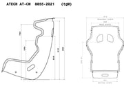 Atech AT-CM Carbon Racing Seat – FIA 8855-2021