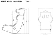 Atech AT-CS Carbon Racing Seat – FIA 8855-2021