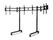 Next Level Racing® Round Tube Freestanding Triple Monitor Stand (Up to 3 x 43”) - Next Level Racing - Sim Race Webshop product image 1