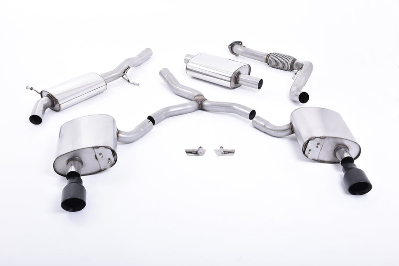 Milltek SSXAU607 Audi A4 (2.0 TFSI B9 Quattro Saloon & Avant (Non OPF/GPF Models & Without Brace Bars)) - SSXAU607_1