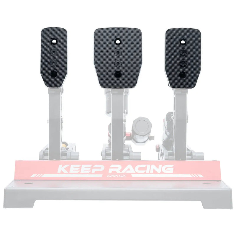 Simagic 3-Pedal Face Set – Flat Aluminum Pedal Plates - Simagic - Sim Race Webshop product image 2