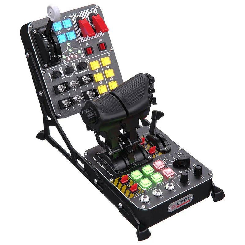 VIRPIL Controls Universal Angled Panel Mount – Black - Sim Race Webshop B.V.