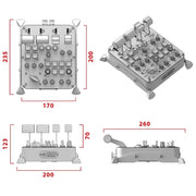 VIRPIL Controls Universal Control Panel #3 – RGB – 30 Inputs (Black) - Sim Race Webshop B.V.