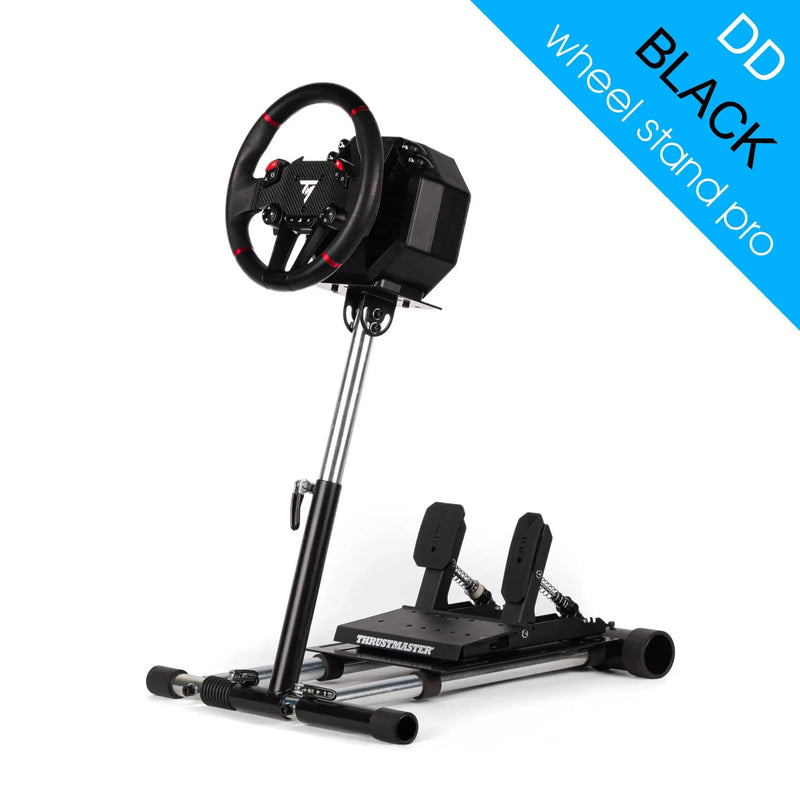 Wheel Stand Pro DD for Logitech, Fanatec, Moza Racing R9, R12 - BLACK - Sim Race Webshop B.V.
