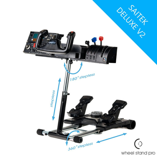 Wheel Stand Pro for Saitek Pro Flight Yoke System – Deluxe V2 - Sim Race Webshop B.V.