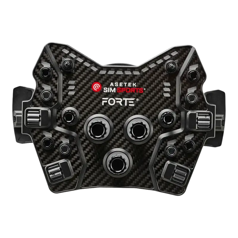 Asetek SimSports Forte GT Button Box (Black, Aluminum) - Asetek SimSports - Sim Race Webshop product image 1