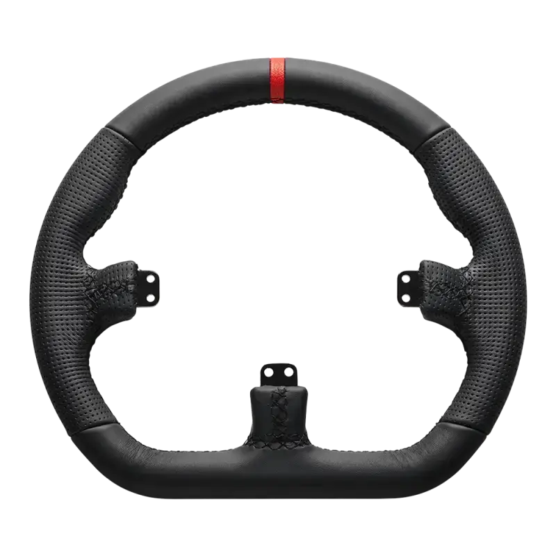 Asetek SimSports GT Closed D Black Leather Rim - Asetek SimSports - Sim Race Webshop product image 2