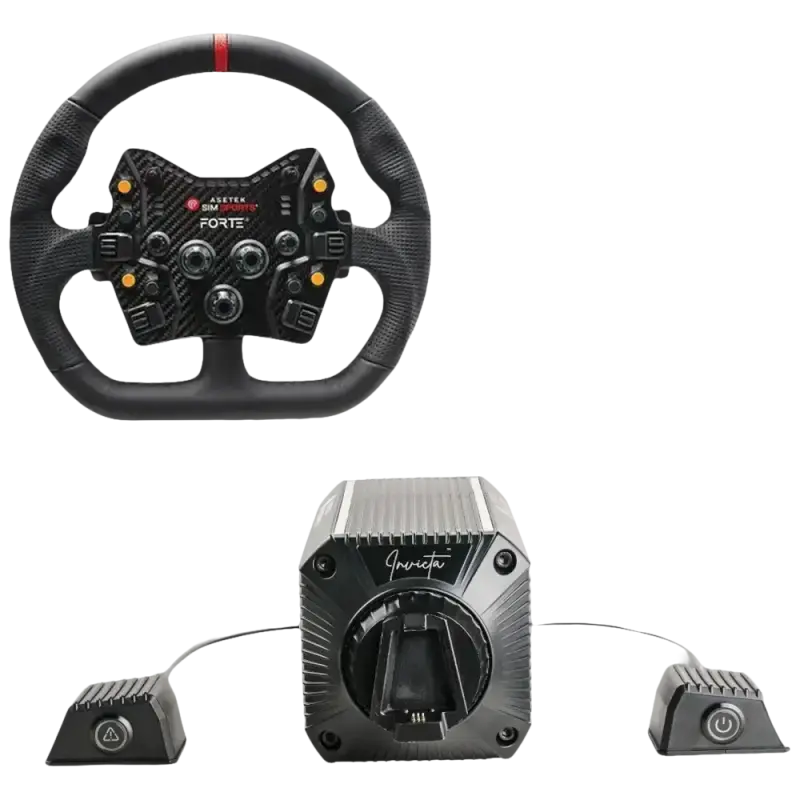 Asetek SimSports Invicta 27nm Direct Drive Wheel Base - Forte GT Wheel Bundle - Asetek SimSports - Sim Race Webshop product image 1