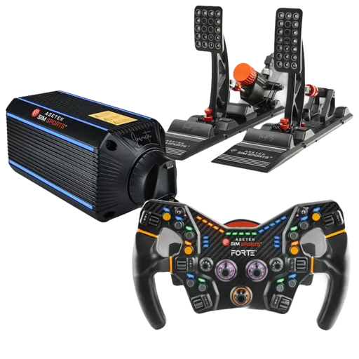 Asetek SimSports Invicta 27Nm Wheelbase + Forte Wheel & Invicta S Pedals Bundle - Asetek SimSports - Sim Race Webshop product image 1
