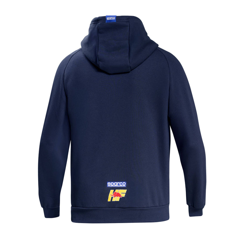 Sparco Lancia HF Yellow Hoodie - Navy/Red