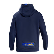 Sparco Lancia HF Delta Hoodie — Dark Blue/Yellow — back