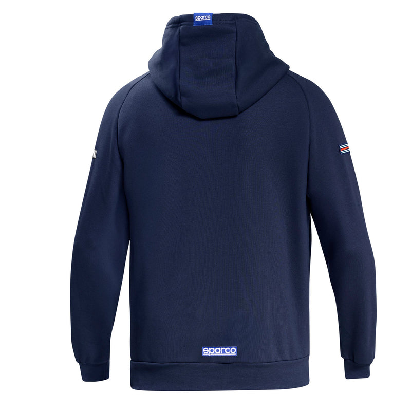 Sparco Lancia Martini Delta Hoodie — Blue/White — back