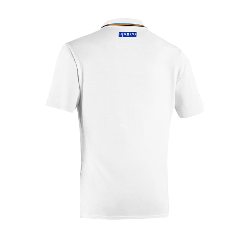 Sparco Gulf Piqué Polo — White — view 2