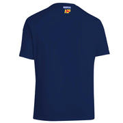 Sparco Lancia Yellow HF T-Shirt — Navy blue — back