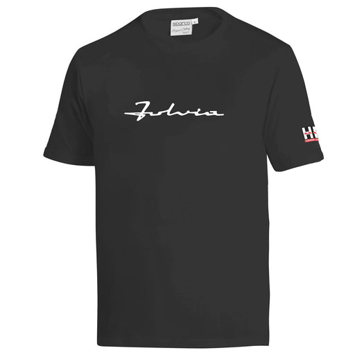 Sparco Lancia HF Fulvia Logo T-Shirt — Black — front