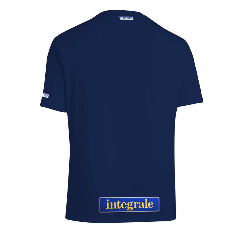Sparco Lancia HF Delta T-Shirt — Blue/White — back