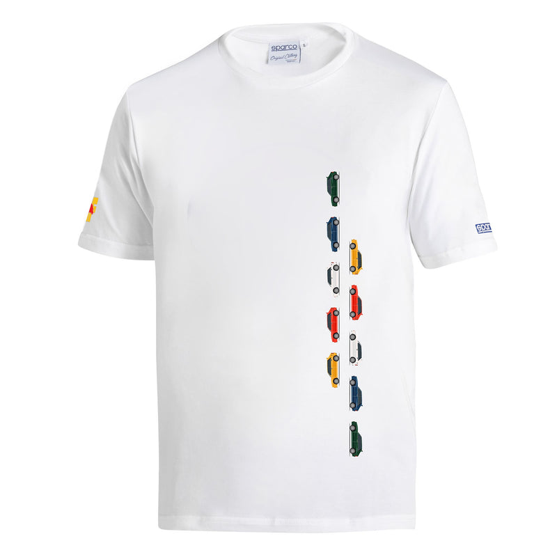 Sparco Lancia HF Delta Collection T-Shirt — White — front