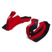 Sparco Stealth RF Helmet Cheek Padding — red view 2