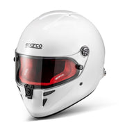 Sparco Stealth RF Helmet – FIA 8859-2024 – White/Red, XS